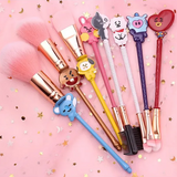 Brochas de Maquillaje BT21 8 pzas BTS