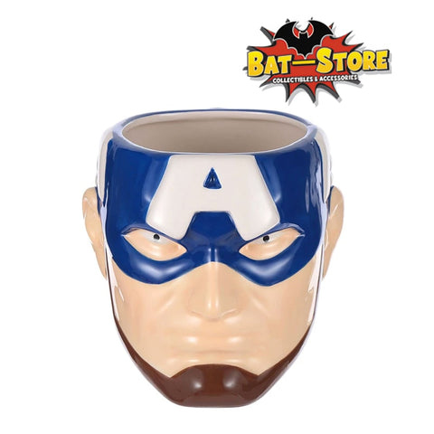 Taza Capitán América Face Avengers Marvel