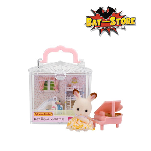 Sylvanian Families Baby House Piano B-33 (Bebé Conejo Chocolate Piano Transportadora)