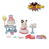 Sylvanian Families Doll Sweet party set Charcoal cat girl