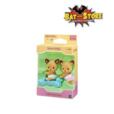 Sylvanian Families Deer Twins Dolls with Ride NI-69 (gemelos de ciervos con paseo)