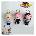 Llavero Amigurimi Chibi Natsu Dragneel, Lucy Heartfilia, Erza Scarlet Fairy Tail