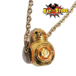 Collar con charm de Bb 8 dorado Star Wars