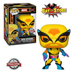 Funko Set Pop y Playera Wolverine Black Light Marvel X-Men