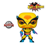 Funko Set Pop y Playera Wolverine Black Light Marvel X-Men