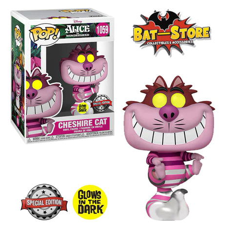 Funko Pop Cheshire Cat Glow #1059 Special Edition Alicia en el pais de las maravillas Special Edition