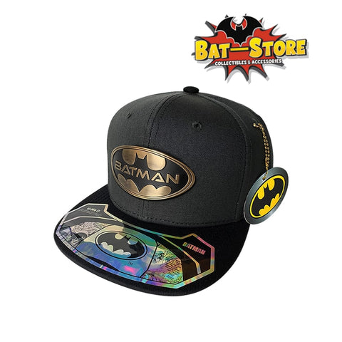 Gorra Batman Logo Latón/Negro Dc Comics