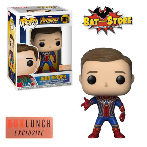 Funko Pop Iron spider #305 Box Lunxh Marvel