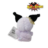 Peluche llavero de Kuromi pijama lila Sanrio