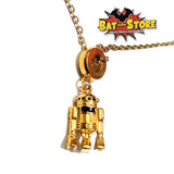 Collar con charm de R2-D2 dorado Star Wars