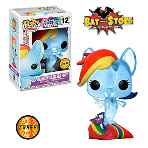 Funko Pop Pony Rainbow Dash Sea Glitter Chase #12