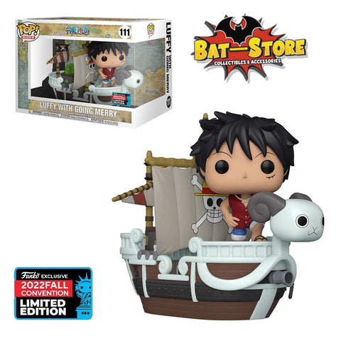 Funko Pop Rides Luffy with Going Merry #111 2022 Fall Convention Exclusive Figure