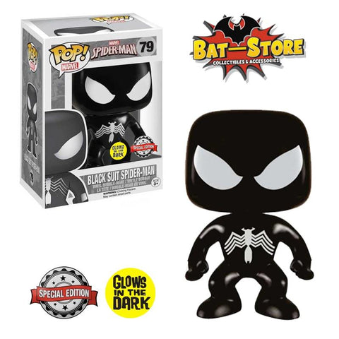 Funko Pop Spider-Man Black Suit #79 Glow Special Edition