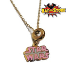 Collar con charm de Logo Star Wars Rosa dorado