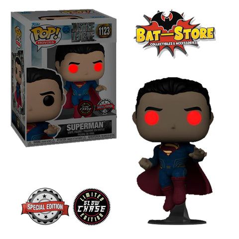 Funko Pop Superman #1123 Chase Glow Special Edition Justice League