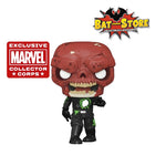 Funko Pop Zombie Red skull #668 Collector Corps Marvel