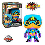 Funko Pop Capitán América Black Light #648 Marvel Special Edition